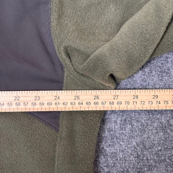 Columbia Full Zip Fleece Jacket Men’s XL Green Gray Outdoor Hiking Gorpcore - Picture 11 of 12